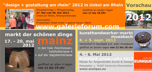 Markt der Schöne Dinge Mainz 2012